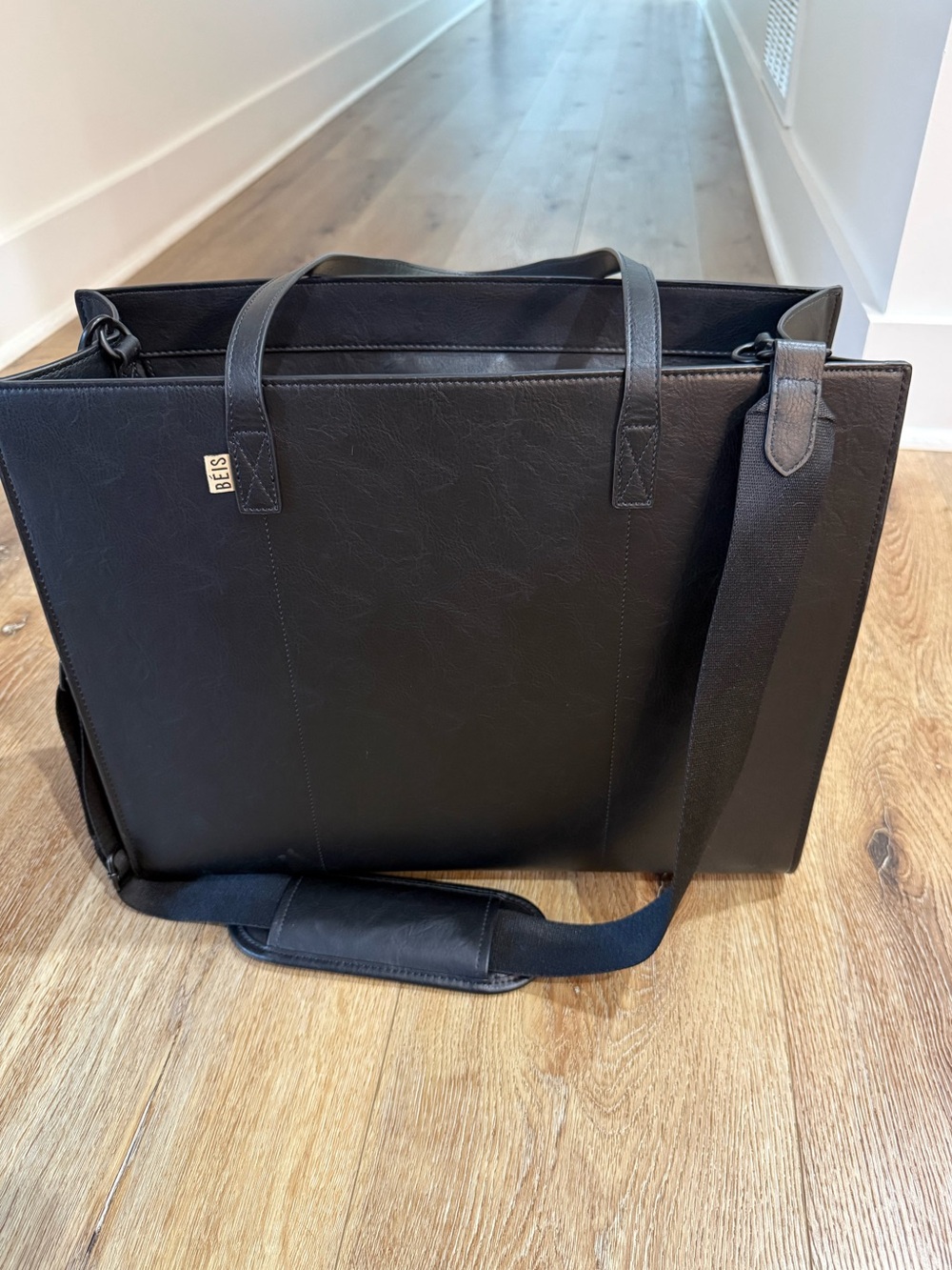 BEIS Large Work Tote Black